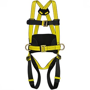 Full body harness with positioning belt