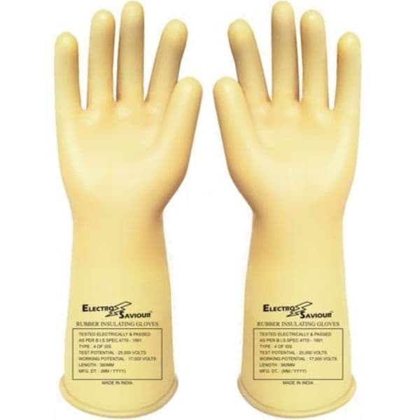 ELECTRICAL INSULATING SEAMLESS GLOVES