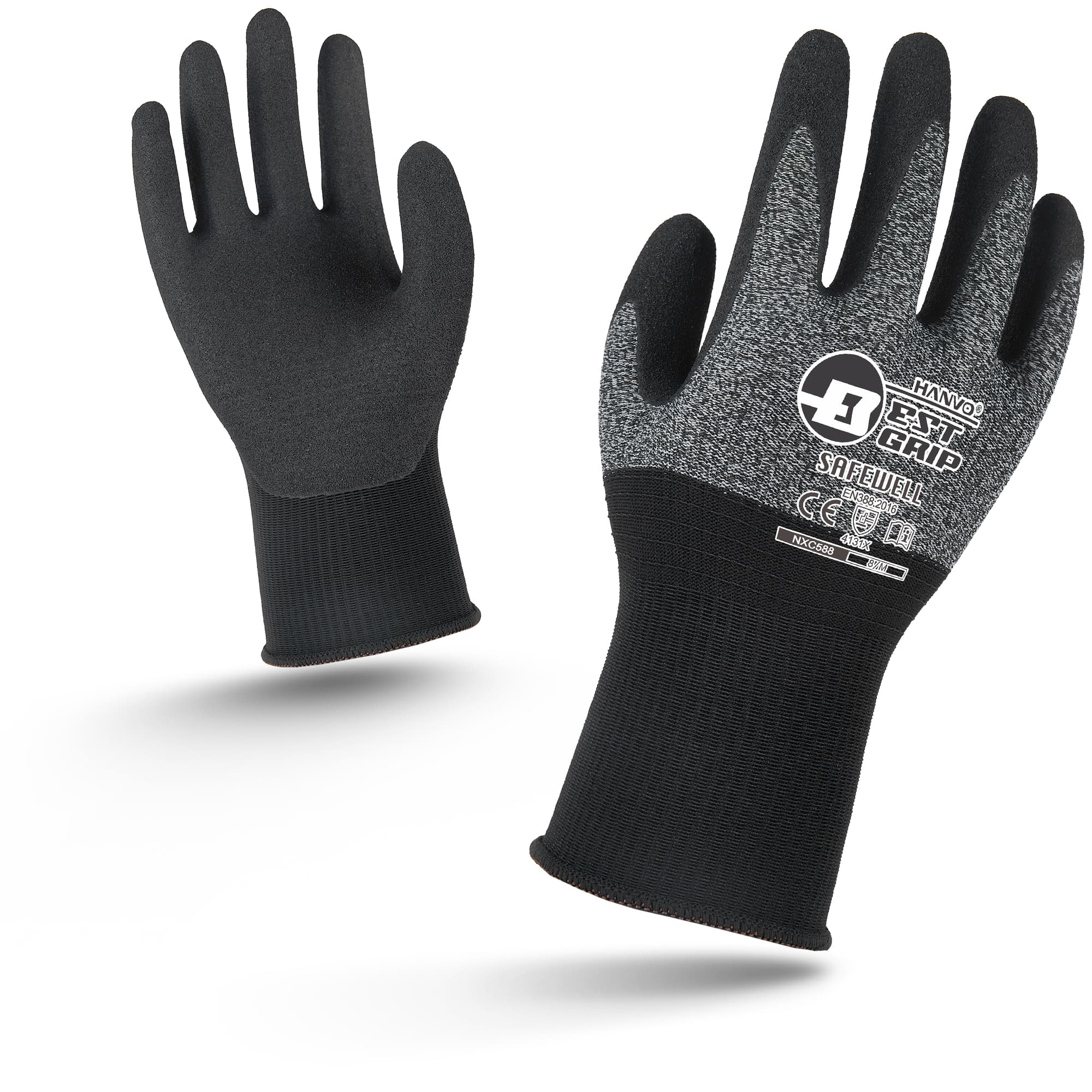 HANVO NXC588 FOAM NITRILE GLOVE