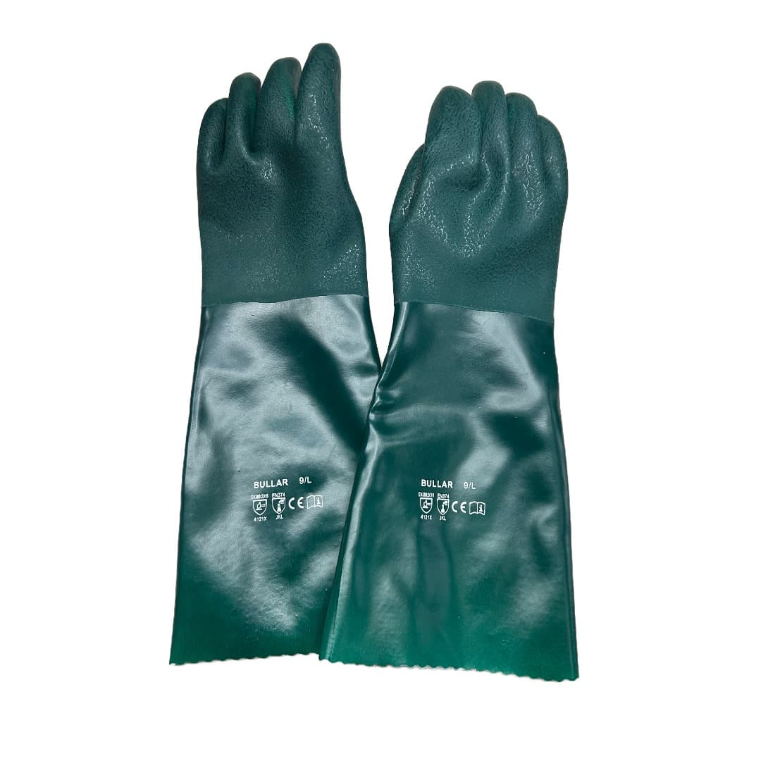 BULLAR GREEN DOUBLE DIP PVC GLOVE